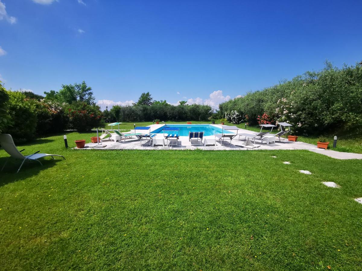 Casa Ghirlanda Con Piscina E Campo Da Tennis Lazise Esterno foto