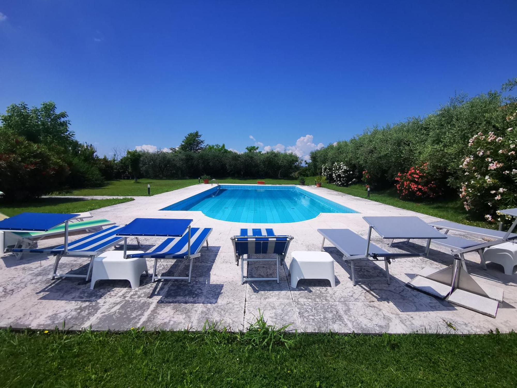 Casa Ghirlanda Con Piscina E Campo Da Tennis Lazise Esterno foto