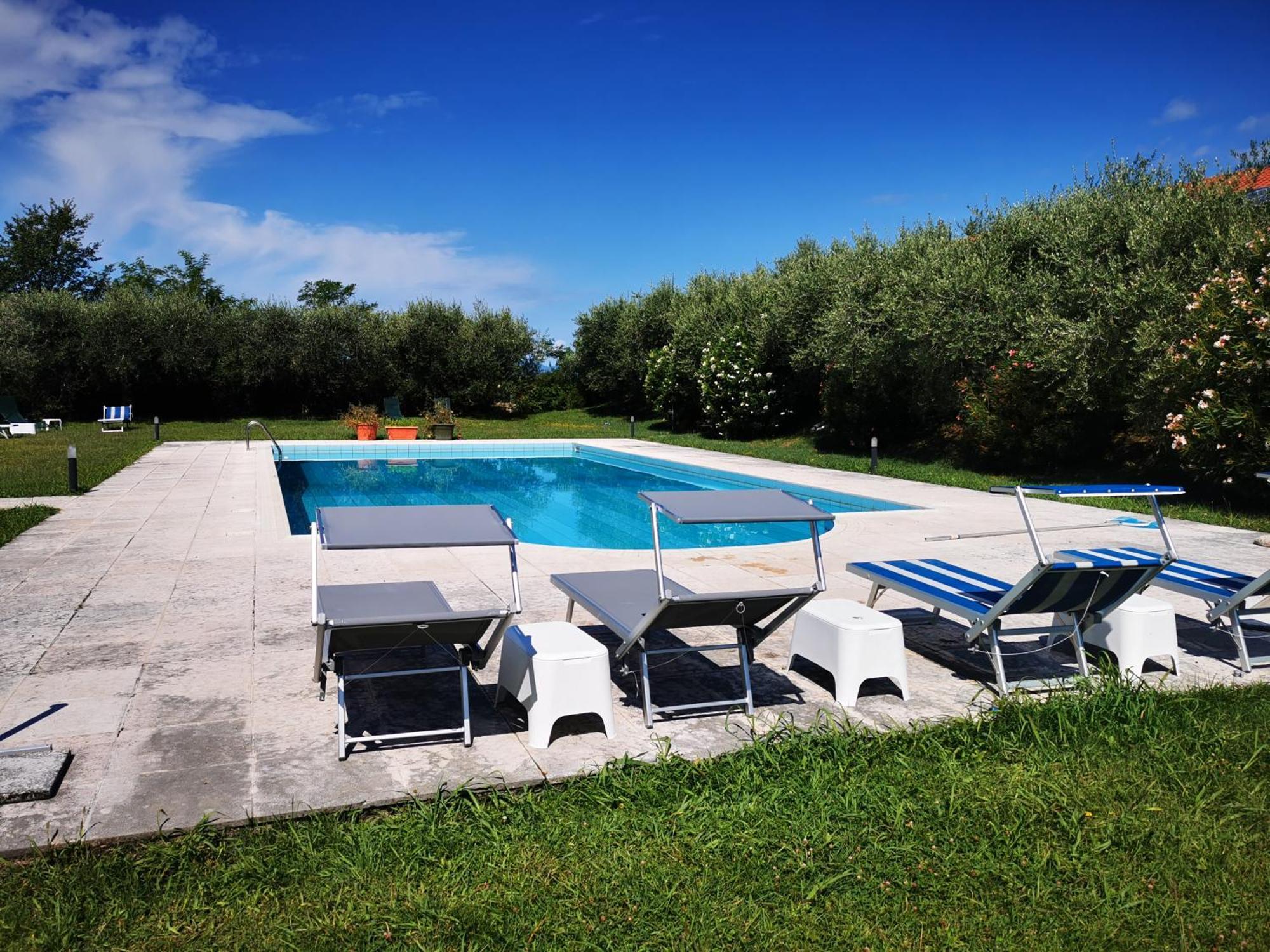 Casa Ghirlanda Con Piscina E Campo Da Tennis Lazise Esterno foto