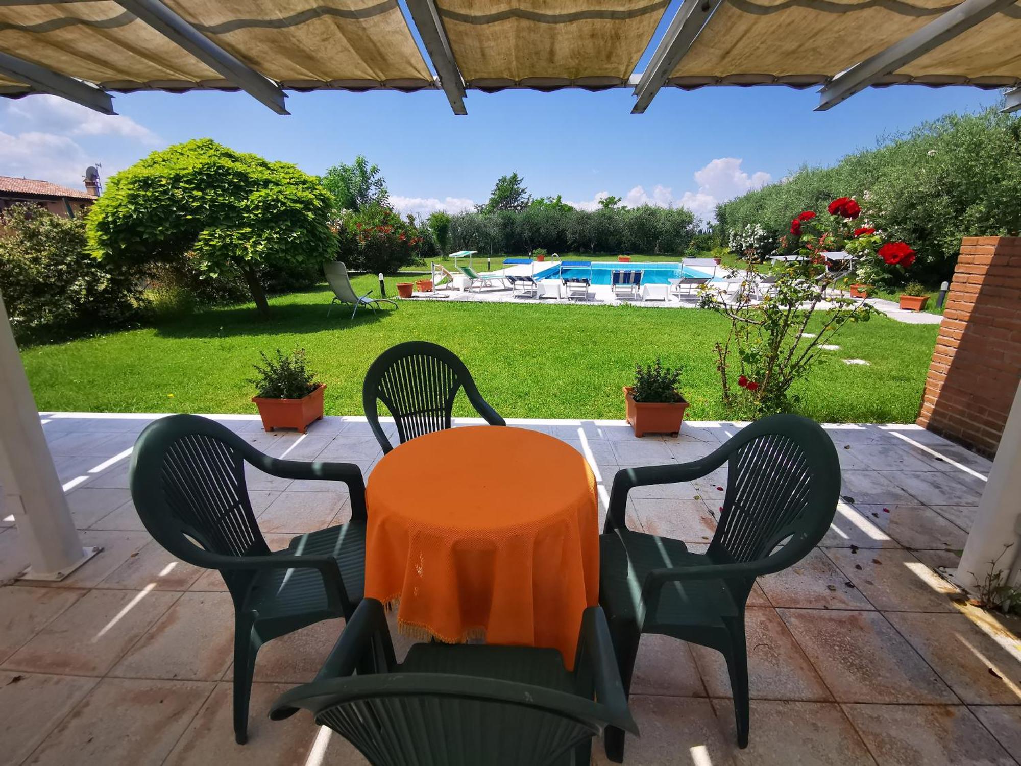 Casa Ghirlanda Con Piscina E Campo Da Tennis Lazise Esterno foto
